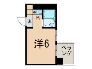 プレスイン旗屋【6階】の間取り