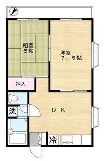 中町グレースハイム【4階】の間取り