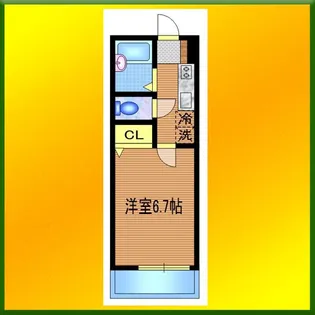 ラ・フローラ武蔵野VI【5階】の間取り