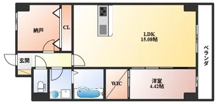 GROOVE豊中レジデンス【2階】の間取り