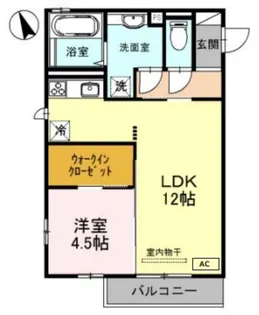 アムール【2階】の間取り