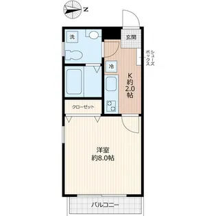 ヴァンヴェール白金【3階】の間取り