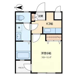 ウエストコート【1階】の間取り