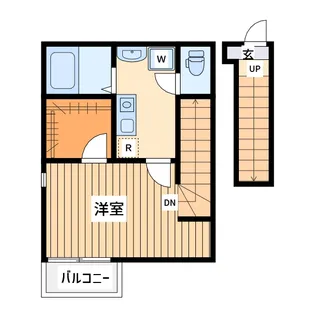 オープン ライズ府中小柳 1【2階】の間取り