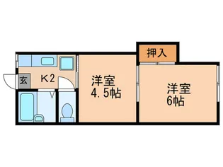 佐々木ハイツ【1階】の間取り