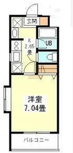 コンフォート西早稲田【2階】の間取り