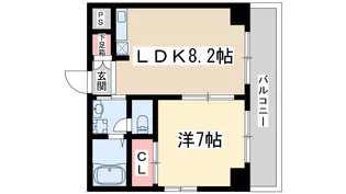 レクシア新大阪【3階】の間取り