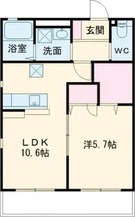 S.C.テラス【1階】の間取り