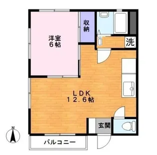 中田ビル【2階】の間取り