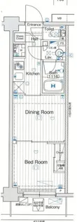 ガーラ・ヴィスタ元住吉【2階】の間取り