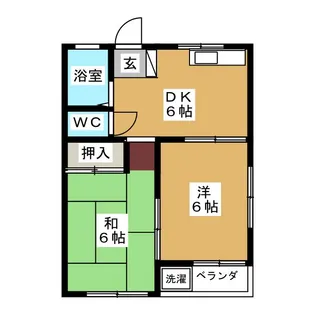 シティーコーポYS【2階】の間取り