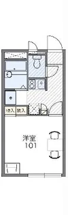 レオパレスわかば【2階】の間取り