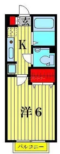 コンフォール・オセロ【1階】の間取り