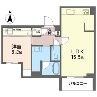 オーギュスト ルネ【1階】の間取り