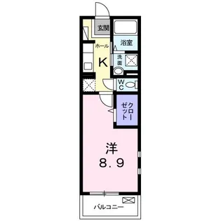 ヴェスペリア【2階】の間取り