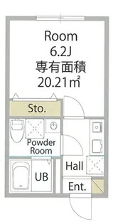 エテルノヴァローレ久米川【1階】の間取り