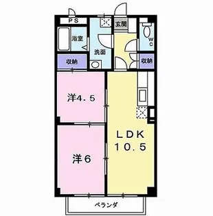 パラッツオ保戸野【2階】の間取り
