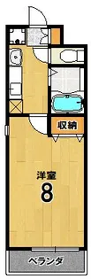 白川ベリタス【2階】の間取り