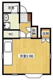 デグチビルディング【2階】の間取り