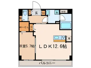 Residence・M 溝ノ口【3階】の間取り