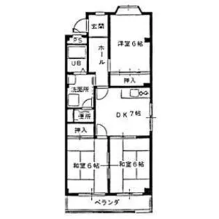 はら第2ハイツ【1階】の間取り