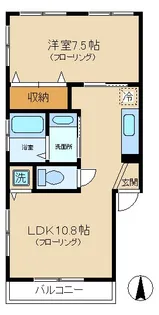 中野南台第一ローヤルコーポ【3階】の間取り