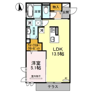 シエロ グランデ【1階】の間取り