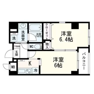 brandz tomizawa【6階】の間取り