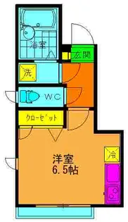 クラヴィエ十条【2階】の間取り