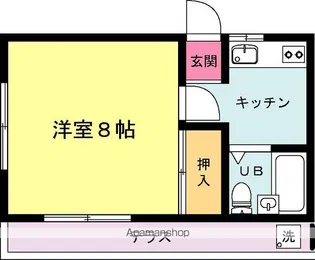 ビッグガーデン加瀬【1階】の間取り