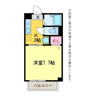 ハイツ芝本【2階】の間取り