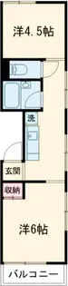パレス内田7号館【2階】の間取り