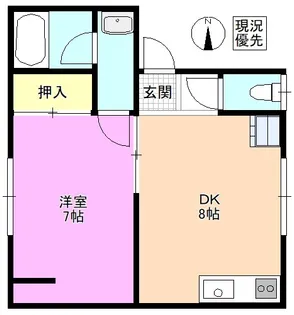 コーポKN【2階】の間取り