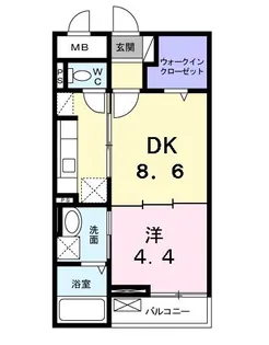 パストラール ガーデン【1階】の間取り
