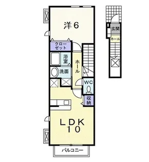 ハレクラニ鎌倉【2階】の間取り