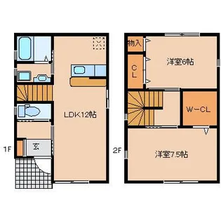 サンフォレスタAの間取り