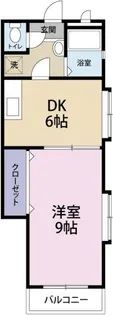 シャンゼリゼ21【1階】の間取り