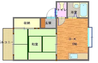 サンガーデン加広A棟【1階】の間取り