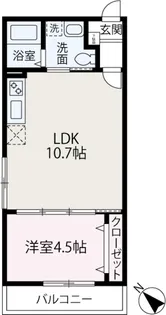 TKwillみずほ台【3階】の間取り