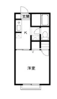 ラフォーレA棟【1階】の間取り