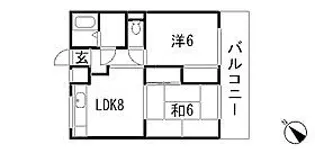 JSビル西原【4階】の間取り