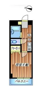 シャインハイツ秋津【3階】の間取り