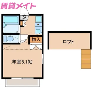レーベンハイムII【2階】の間取り