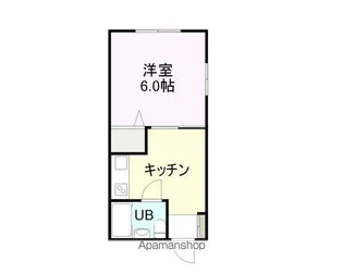 マエダハイツ【1階】の間取り