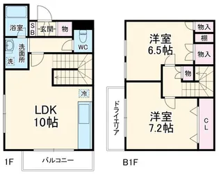 シトラスコート【1階】の間取り
