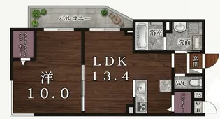 アルフォンブラ【3階】の間取り