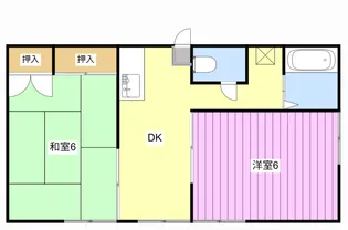エステートピアモリタ【2階】の間取り
