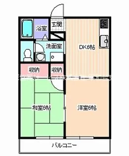 メルベーユ【2階】の間取り
