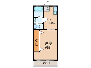 春月ビル【2階】の間取り