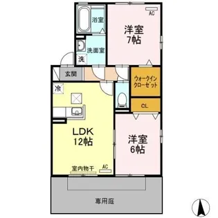 ウィルモア小野 C棟【1階】の間取り